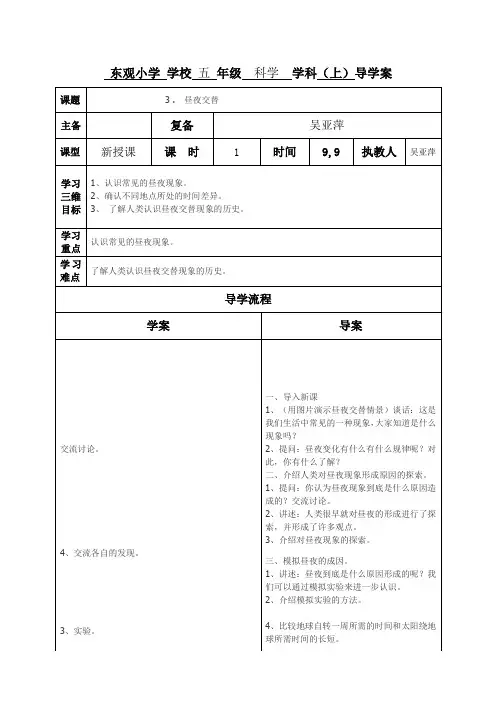 昼夜交替