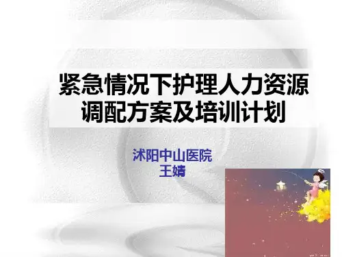 护理应急储备人员培训PPT课件