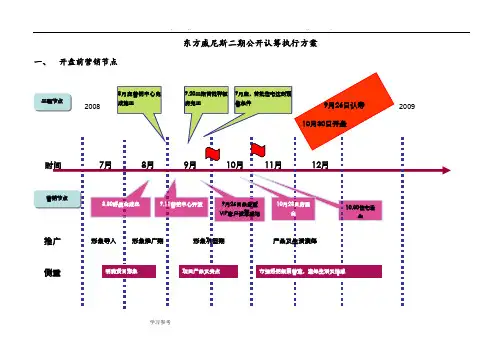 认筹执行方案