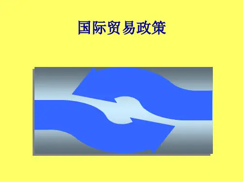 南京大学硕士课程--国际经济学课件--国际经济学国际贸易政策
