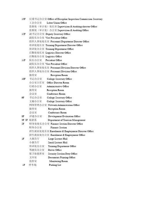 图书信息楼英文门牌