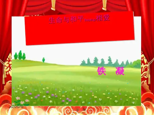 九年级语文下册 第二单元 6 生命与和平相爱课件下册语文课件