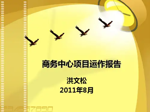 商务中心项目运作报告