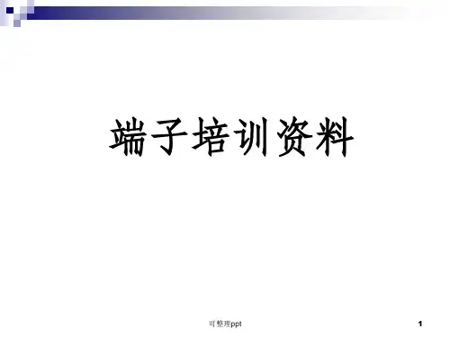《端子培训资料》PPT课件