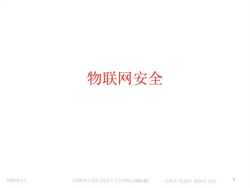 物联网安全PPT幻灯片课件