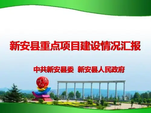 新安县项目汇报
