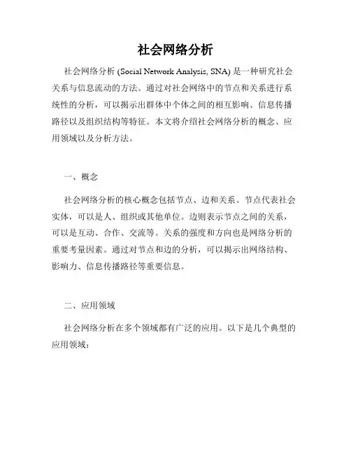 社会网络分析 2