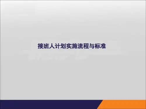 接班人计划实施流程与标准