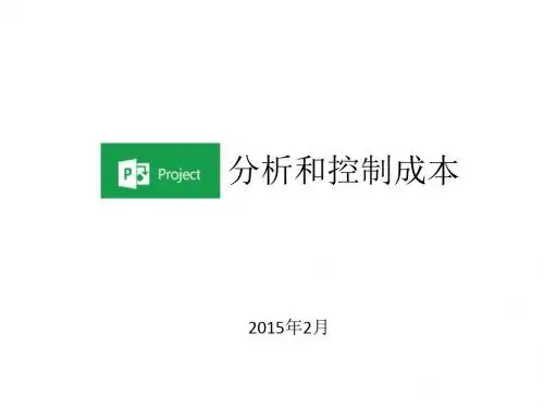 Project0分析和控制成本讲解