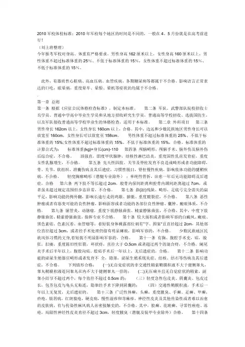 军检标准