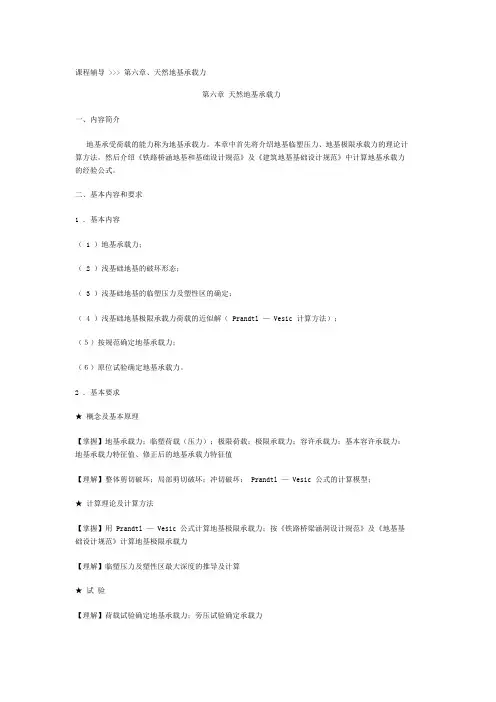 第七章 地基承载力