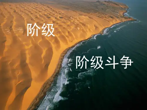 阶级斗争对阶级社会的推动作用