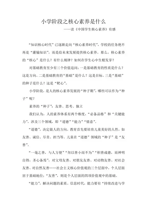 核心素养