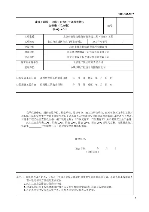 DB383-2017五方责任制