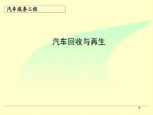 汽车再生利用法共45页