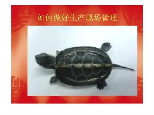 如何做好生产现场管理精品文档