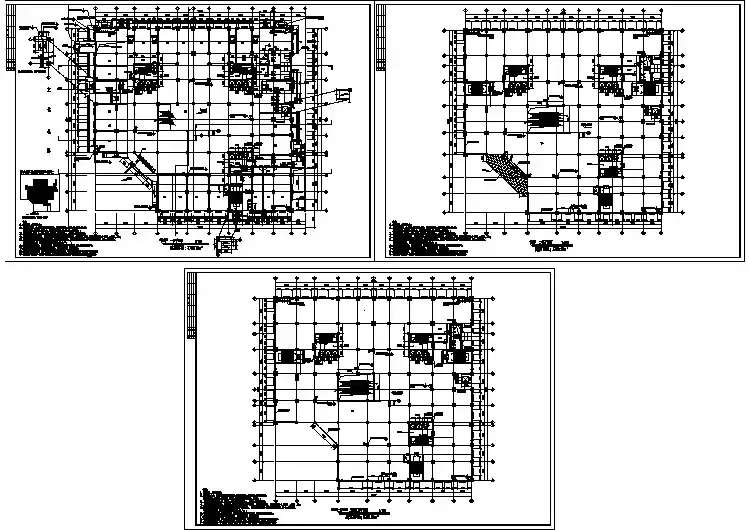 【CAD图纸】多层商场建筑施工图(精美图例)