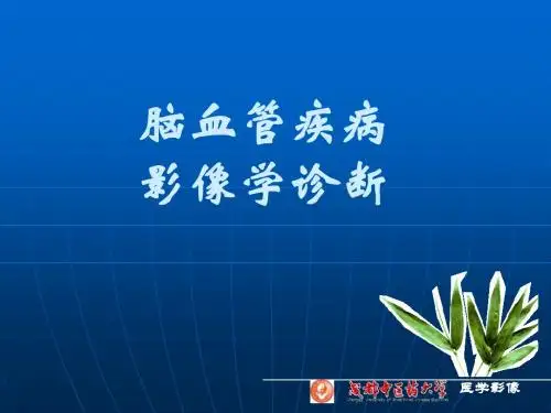 脑血管疾病影像学诊断