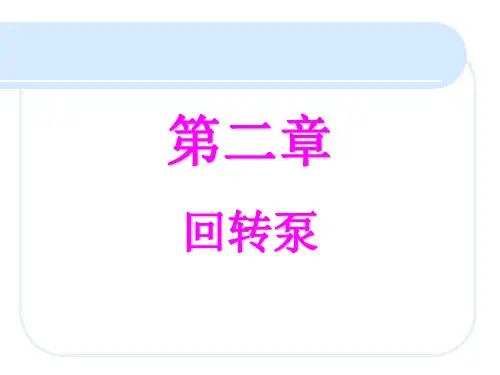 回转泵
