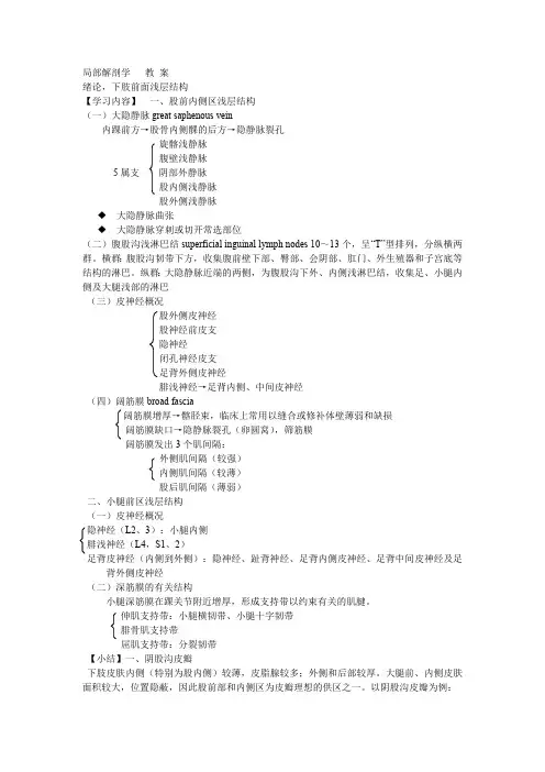局部解剖学重点0204192332