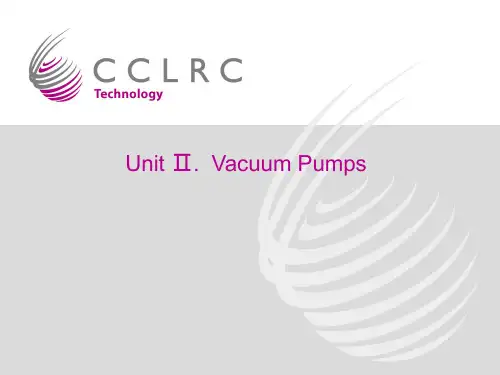 vacuum pump(真空泵)