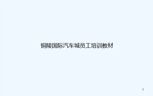 国际汽车城招商接待培训