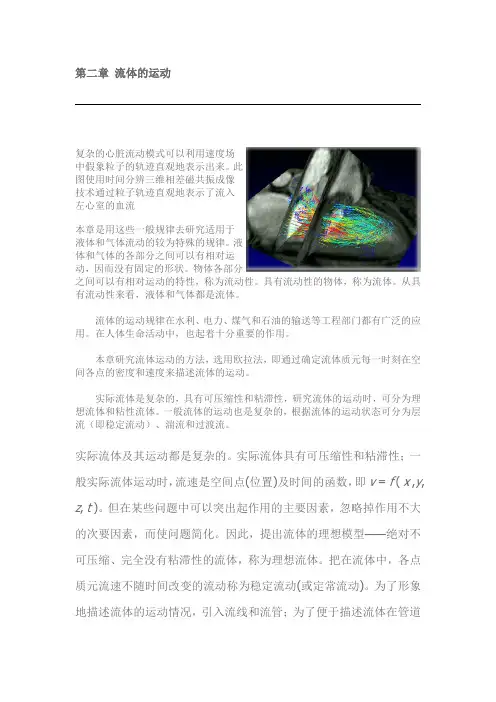 第二章 流体的运动