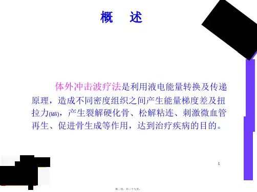 医学专题冲击波疗法1228