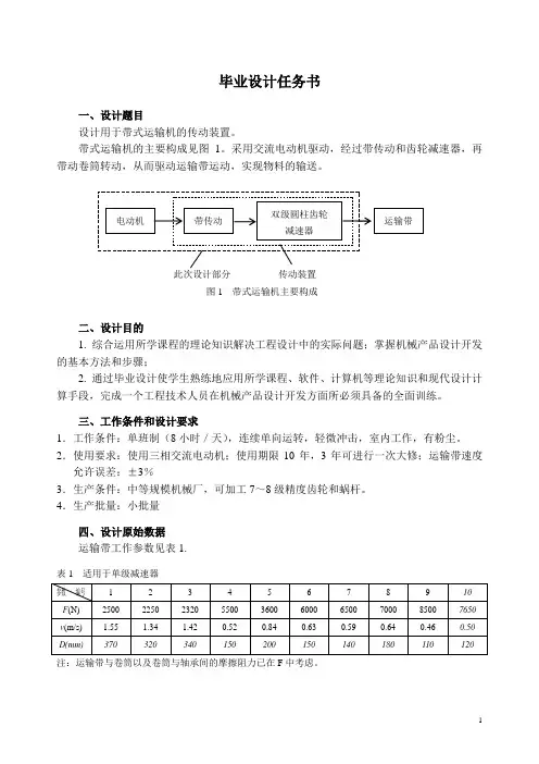 两级减速器-毕业设计