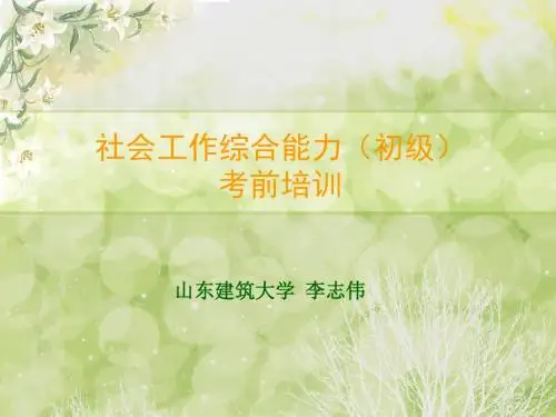 综合能力(初级)讲义版