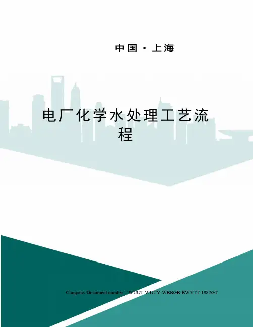 电厂化学水处理工艺流程 4