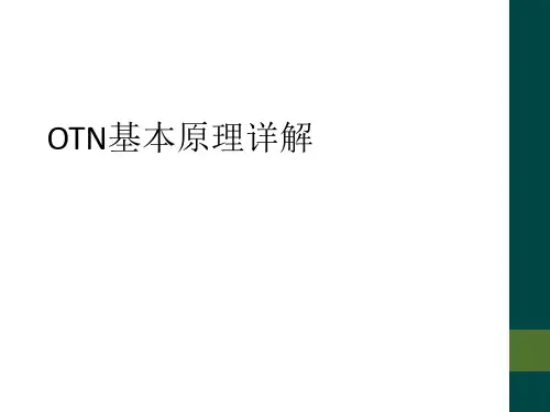 OTN基本原理详解