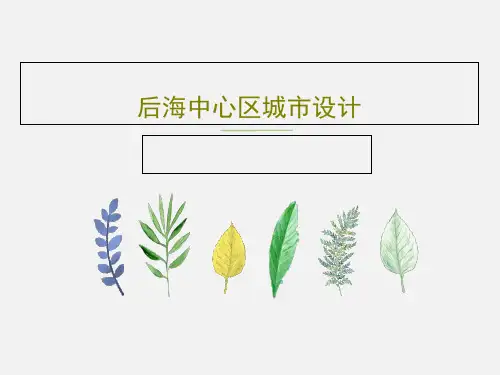 后海中心区城市设计共137页