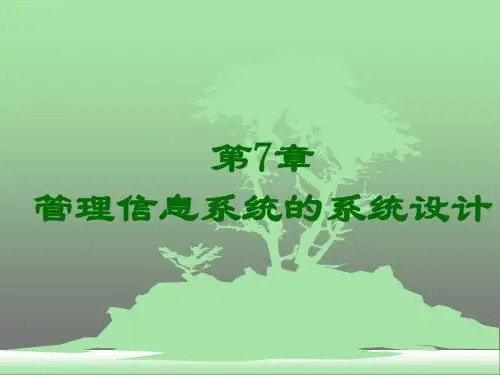 mis第七章