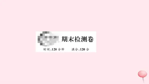 2019秋七年级数学下册期末检测卷课件(新版)北师大版