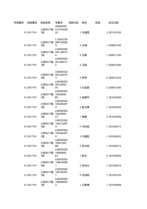 三年级体测成绩