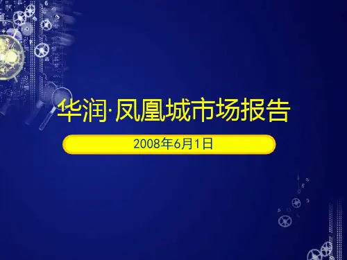 武汉华润凤凰城项目案例市场报告_68PPT