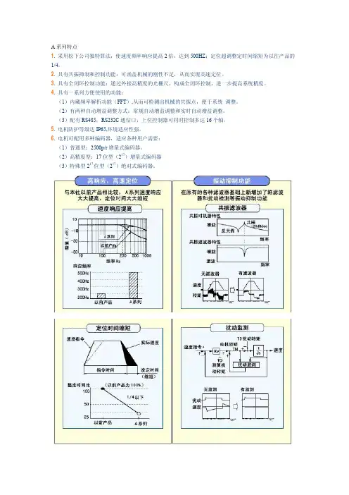 松下A系列伺服驱动 用户手册