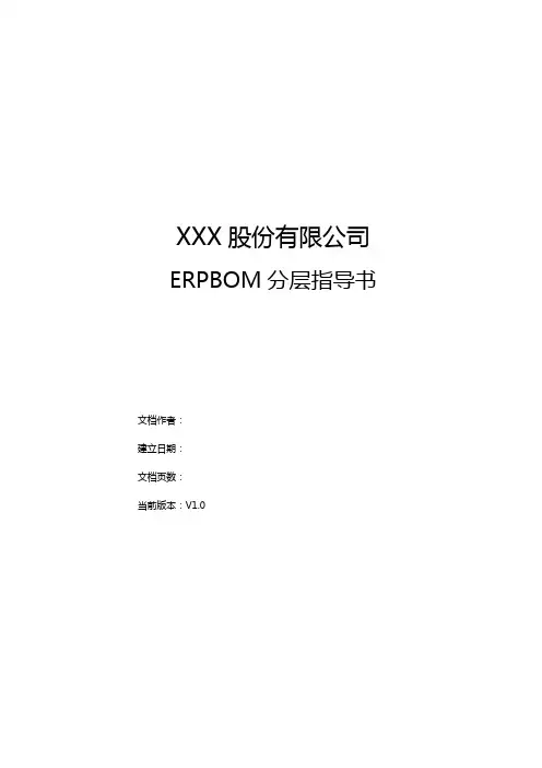 ERP项目文档模板