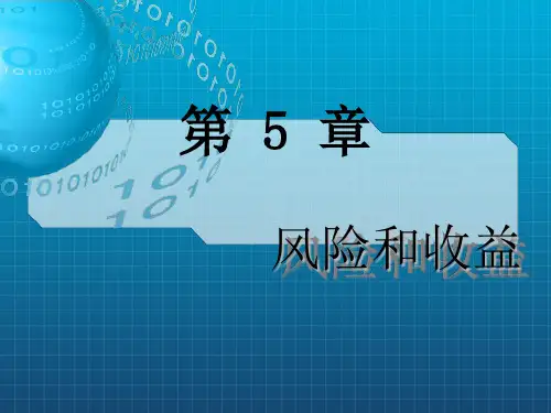 财务管理风险和收益(1)