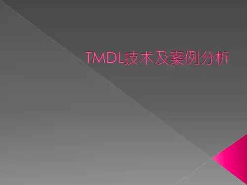 TMDL技术在水污染总量控制中的应用