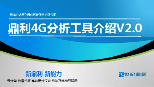 鼎利4G分析工具介绍V2.0