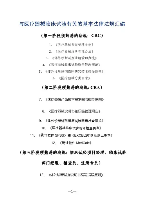 医疗器械法规汇编