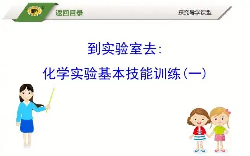 1.到实验室去 化学实验基本技能训练(一)