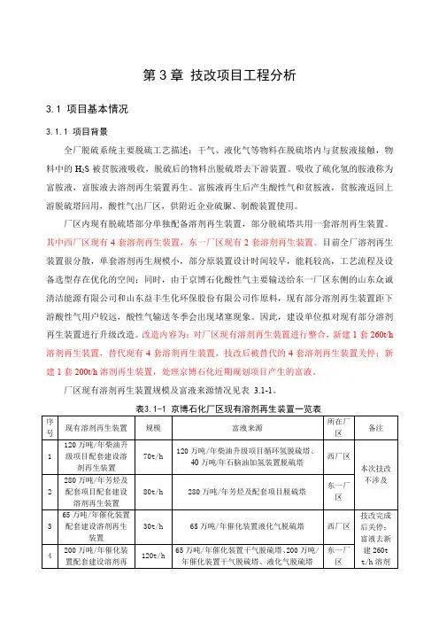 技改项目工程分析