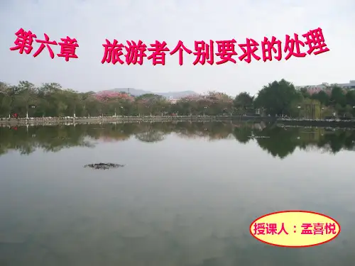 第六章 旅游者个别要求的处理