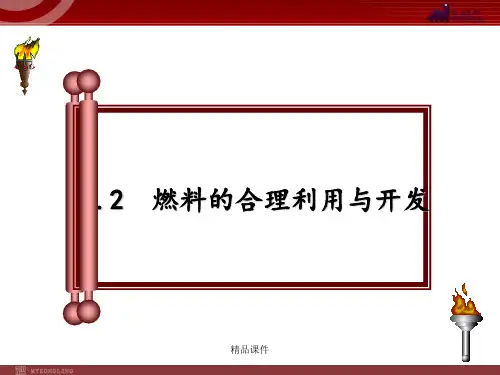 第7单元课题2燃料的合理利用与开发