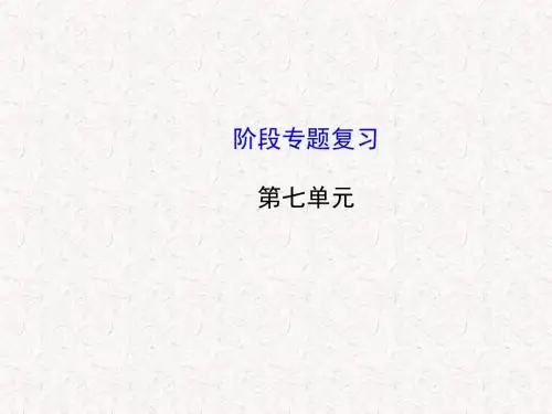 2017-2018学年九年级化学下册 第七单元 阶段专题复习课件 (新版)鲁教版