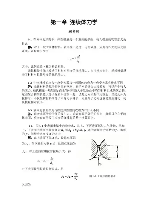 第1章连续体力学
