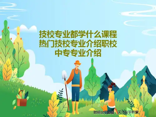 技校专业都学什么课程热门技校专业介绍职校中专专业介绍49页PPT
